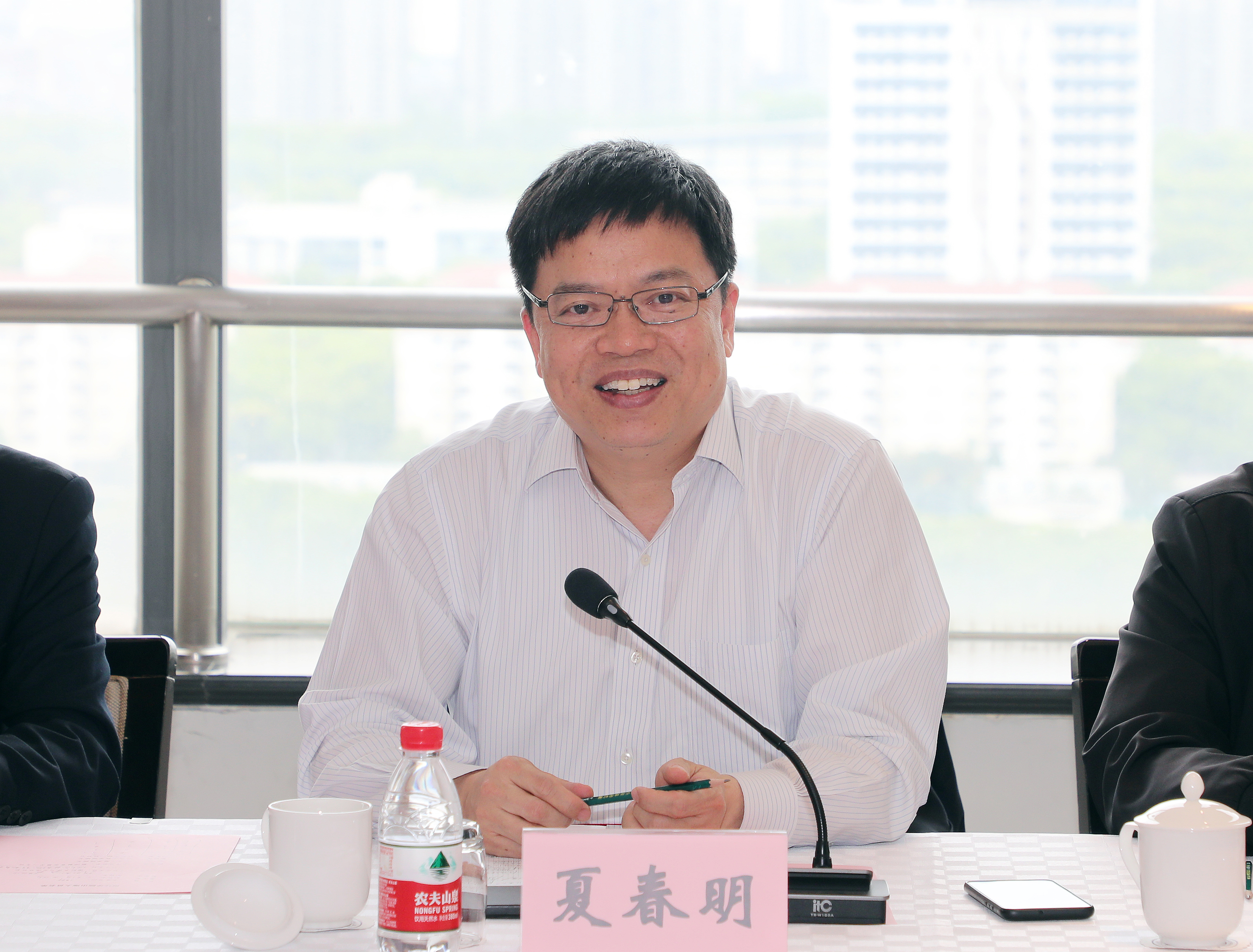 宿迁学院一行来我校调研交流