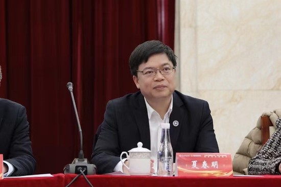 3月6日上午,副校长夏春明,对外联络办主任朱蓓,教务处处长饶品华,科研